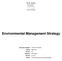 Environmental Management Strategy