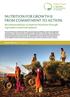 NUTRITION FOR GROWTH II FROM COMMITMENT TO ACTION: Recommendations to Improve Nutrition through Agriculture and Food Systems