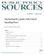 SOURCES PUBLIC POLICY. Questioning the Legality of the Federal Spending Power. Number 89 / October Burton H. Kellock & Sylvia LeRoy.