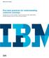 IBM Customer Analytics Five best practices for understanding customer journeys