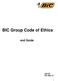 BIC Group Code of Ethics