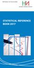 REPUBLIC OF BULGARIA STATISTICAL REFERENCE BOOK 2017