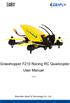 Grasshopper F210 Racing RC Quadcopter User Manual