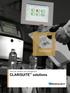 Ensuring the right code is on the right product. Print job creation and management CLARiSUITE solutions