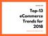 JANUARY ecommerce Trends for PRESENTED BY BONSPACE.COM