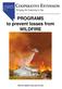 PROGRAMS to prevent losses from WILDFIRE