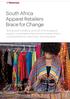 South Africa Apparel Retailers Brace for Change