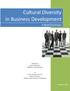 Cultural Diversity in Business Development A Brief Overview