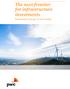 The next frontier for infrastructure investments. Renewable Energy in Asia-Pacific
