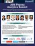 2018 Pharma Analytics Summit: