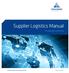 Supplier Logistics Manual