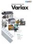 Variax. Variax Product Guide GRIPPER FEEDS ROLL FEEDS LOOP CONTROLLERS UNCOILER DRIVE SYSTEMS