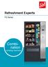 Refreshment Experts. FS Series. Combination. vending machine FS 2020 EC