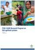 FISH: CGIAR Research Program on fish agrifood systems