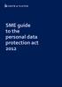 SME guide to the personal data protection act 2012