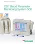 Technical Compendium CDI. Blood Parameter Monitoring System 500