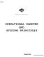 OPERATIONAL CHARTER AND GUIDING PRINCIPLES