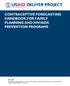 CONTRACEPTIVE FORECASTING HANDBOOK FOR FAMILY PLANNING AND HIV/AIDS PREVENTION PROGRAMS