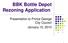 BBK Bottle Depot Rezoning Application. Presentation to Prince George City Council January 10, 2010