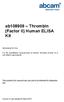 ab Thrombin (Factor II) Human ELISA Kit