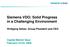 Siemens VDO: Solid Progress in a Challenging Environment