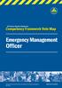 Officer. Emergency Management. Competency Framework Role Map. Civil Defence Emergency Management