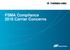 FSMA Compliance 2016 Carrier Concerns