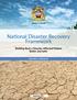 National Disaster Recovery Framework