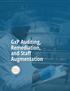 GxP Auditing, Remediation, and Staff Augmentation