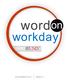 Word on Workday NOVEMBER 2017 WEEK 2