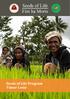 Seeds of Life Program Timor-Leste