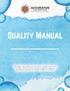 Quality Manual. Index