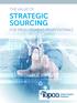 THE VALUE OF STRATEGIC SOURCING FOR PROCUREMENT PROFESSIONALS