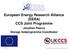 European Energy Research Alliance (EERA) CCS Joint Programme Jonathan Pearce Storage Subprogramme Coordinator