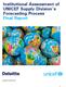 Institutional Assessment of UNICEF Supply Division s Forecasting Process Final Report