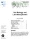 Soil Biology and Land Management