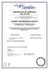 CERTIFICATE OF APPROVAL No. CF 5102 ETERNIT AKTIENGESELLSCHAFT