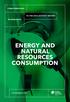 ENERGY AND NATURAL RESOURCES CONSUMPTION
