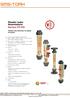 Plastic tube flowmeters Series PT/PS Variable area flowmeter for liquids and gases