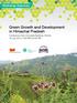 Green Growth and Development in Himachal Pradesh