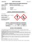 SECTION 1 - CHEMICAL PRODUCT AND COMPANY IDENTIFICATION