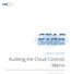 Guidance Document. Auditing the Cloud Controls Matrix