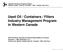 Used Oil / Containers / Filters Industry Management Program in Western Canada
