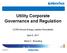 Utility Corporate Governance and Regulation