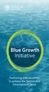 Blue Growth. Initiative. Partnering with countries to achieve the Sustainable Development Goals