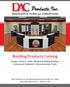 Building Products Catalog. Design Centers Door, Window & Siding Displays Columns & Pedestals Demonstration Tools