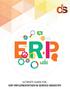 ULTIMATE GUIDE FOR ERP IMPLEMENTATION IN SERVICE INDUSTRY. software