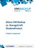 Altaro VM Backup vs. StorageCraft ShadowProtect