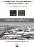 5 th INTERNATIONAL AVIATION & AEROSPACE EXHIBITION IN THE MIDDLE EAST 26, 27, 28 FEBRUARY 2018 EXHIBITOR MANUAL