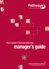 Your career in financial planning. Your career in financial planning: manager s guide. Pathways Manager Guidebook 1